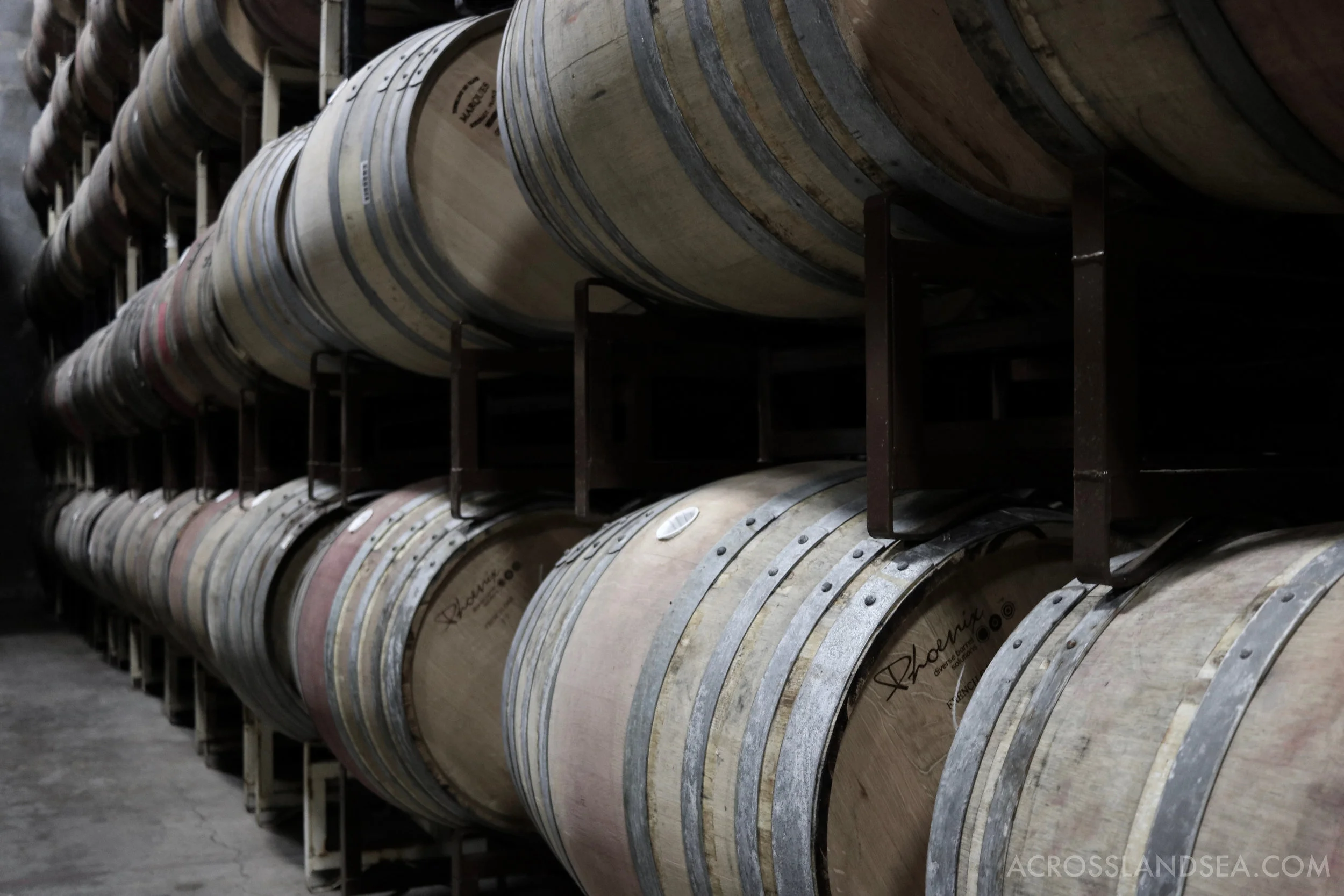 Wine barrels