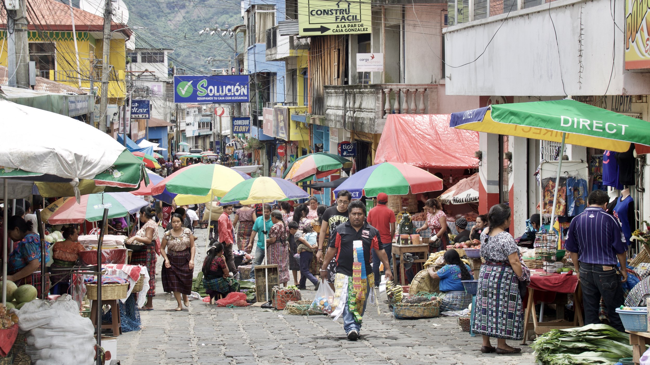 San Pedro La Laguna market, Lake Atitlan, Guatemala