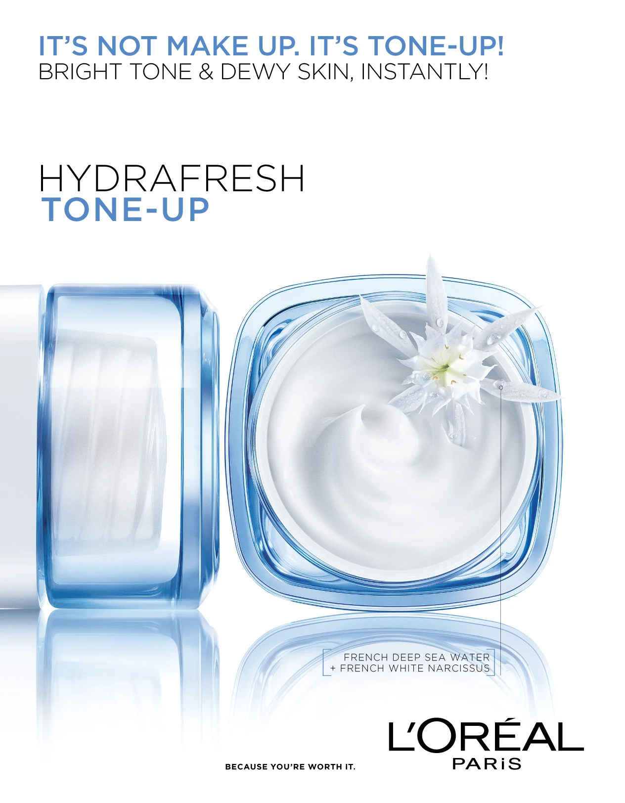 L'OREAL PARIS - Hydrafresh Tone-Up
