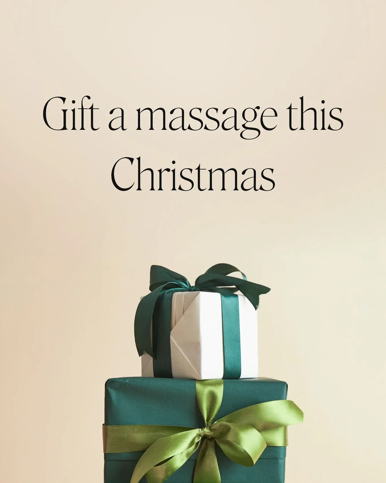 🌲 Give the gift of a moment of calm and recovery this holiday season. 

✨ Treat them to a massage that soothes aching muscles and relaxes the nervous system. 💆&zwj;♀️💆&zwj;♂️

🎁 Gift vouchers available in clinic or online via our website. 

#gift