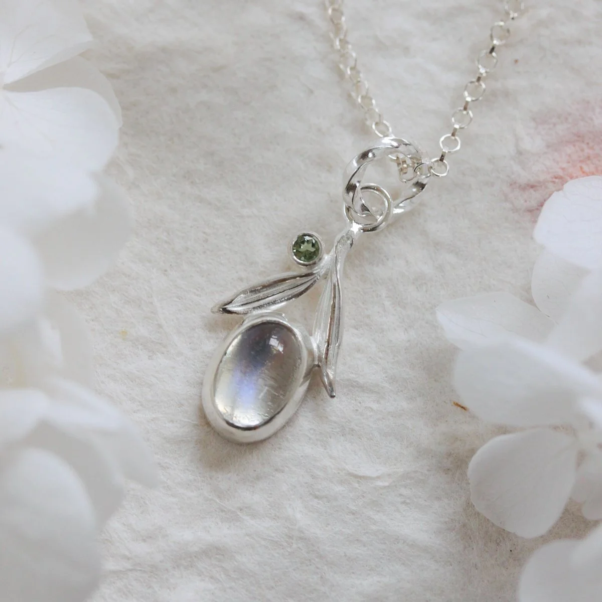 mitsuro hikime moonstone pendant