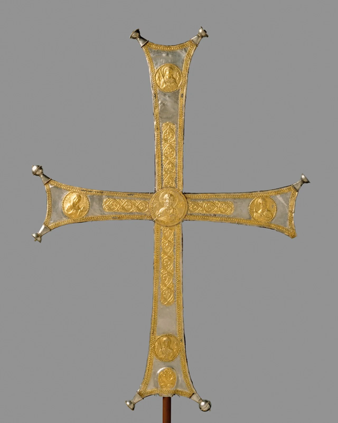 Byzantine cross, from the Met Museum's Heavenly Bodies exhibit.