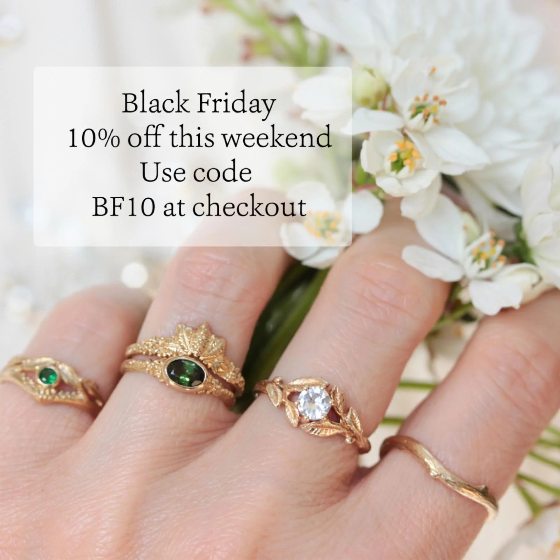 I&rsquo;m offering a discount this weekend! 🖤
.
#jewellerysale #handmadejewels