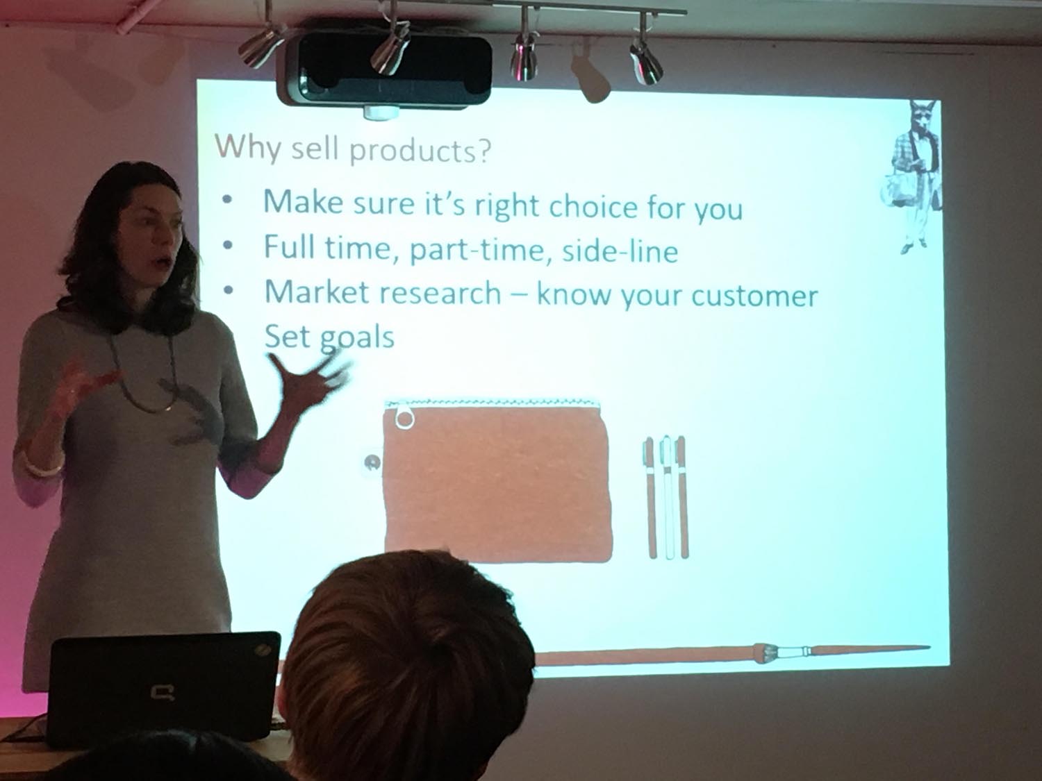 Launching a business from a market stall