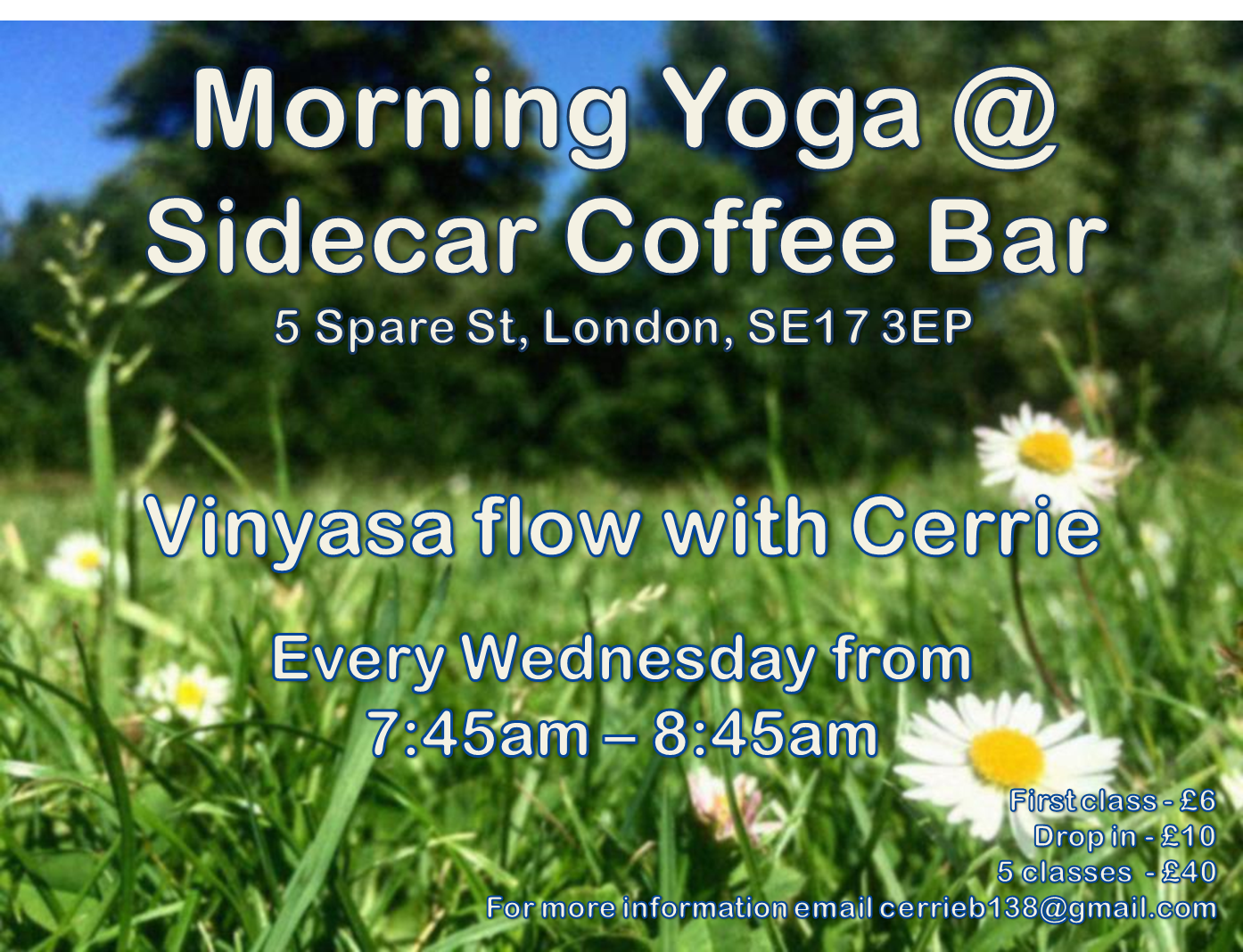 Morning Yoga at Sidecar 