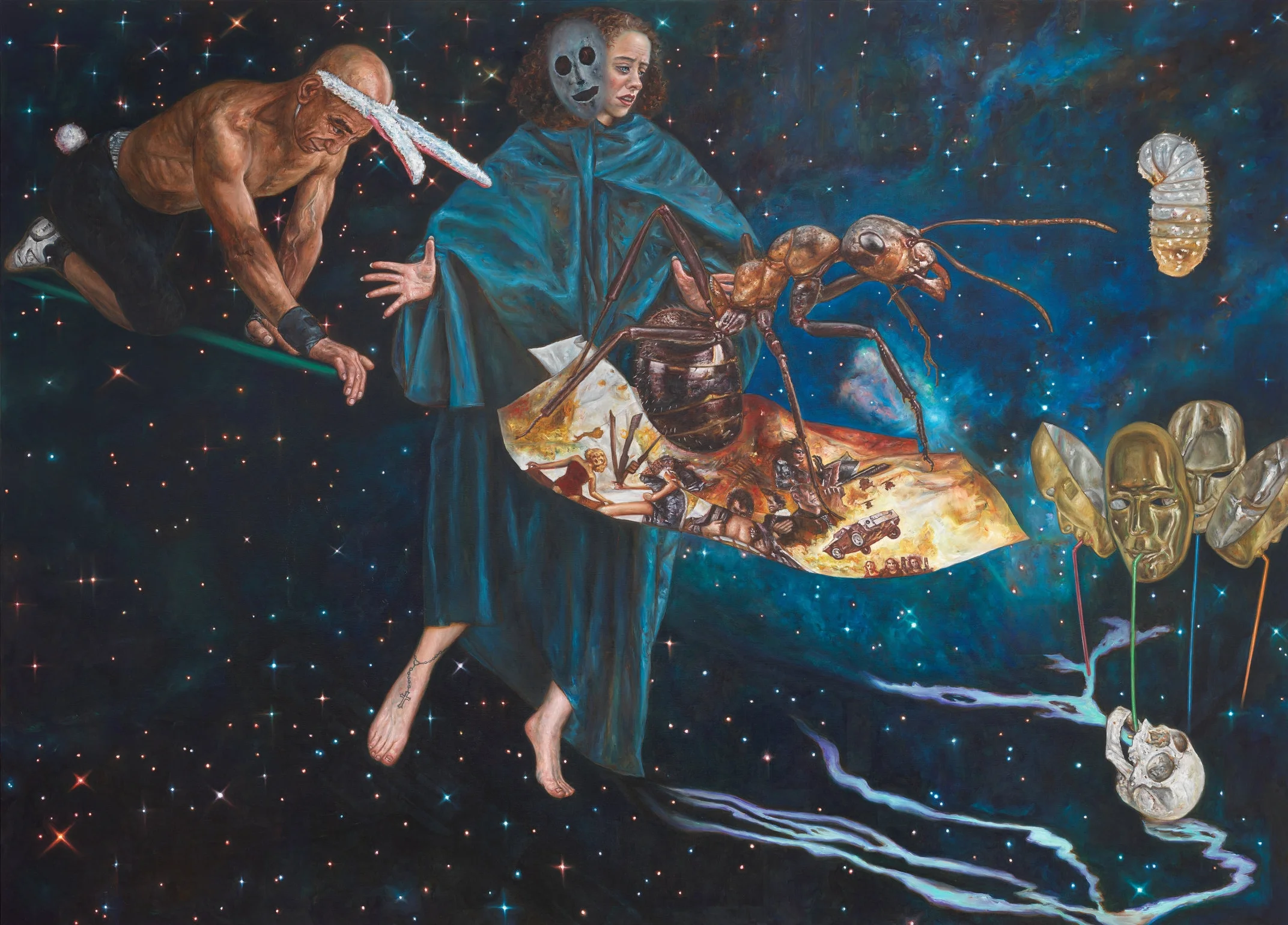 A topie , 2014-2016, Oil en linen, 180 x 250 cm