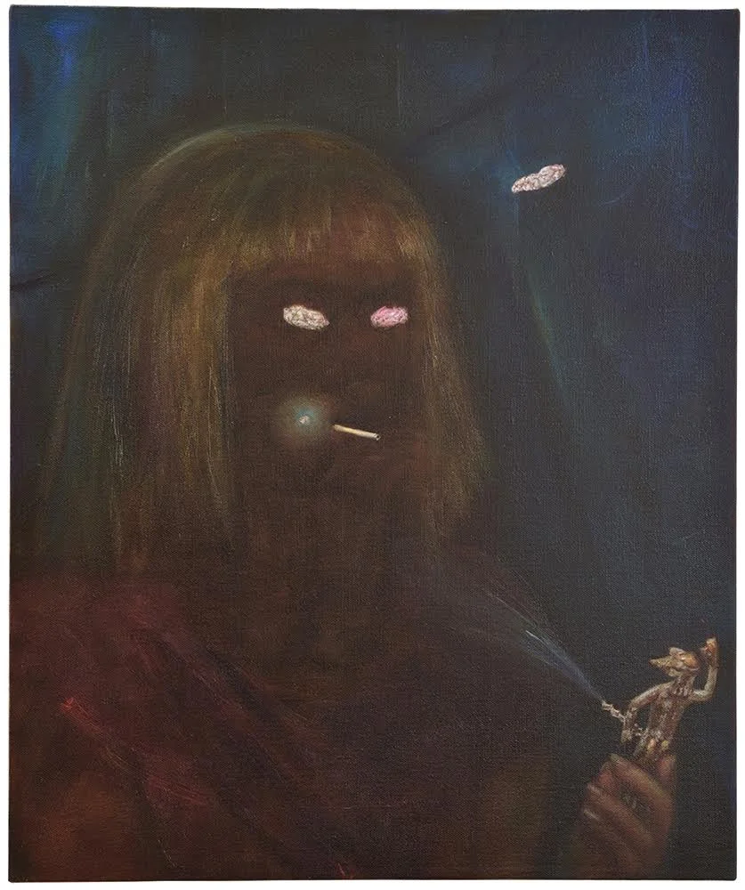 Touch of Voodoo , 2014-2016, oil on linen, 60 x 50 cm