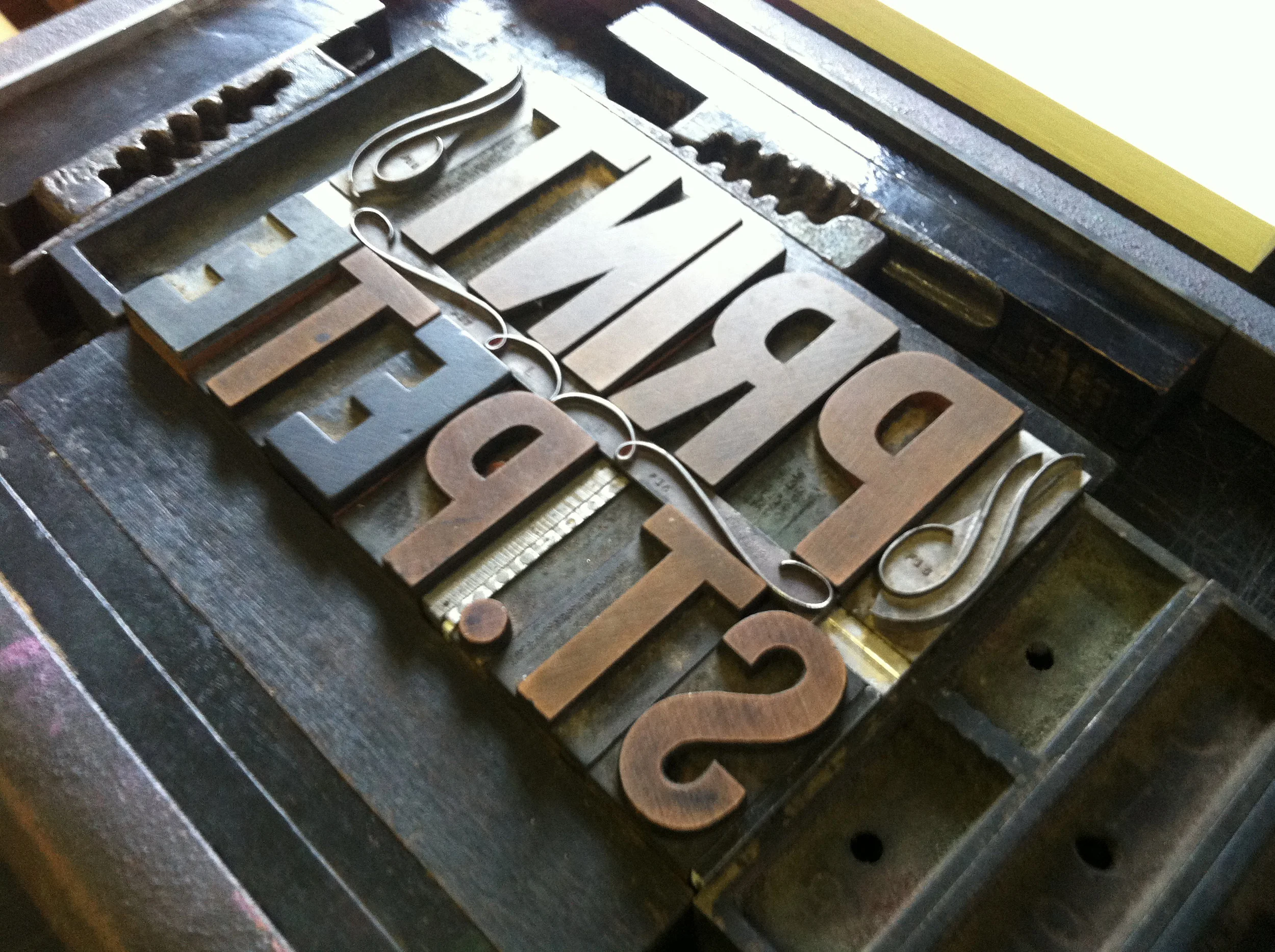 Letterpress Happy Hour - Mon. 10/5 (4-6pm)