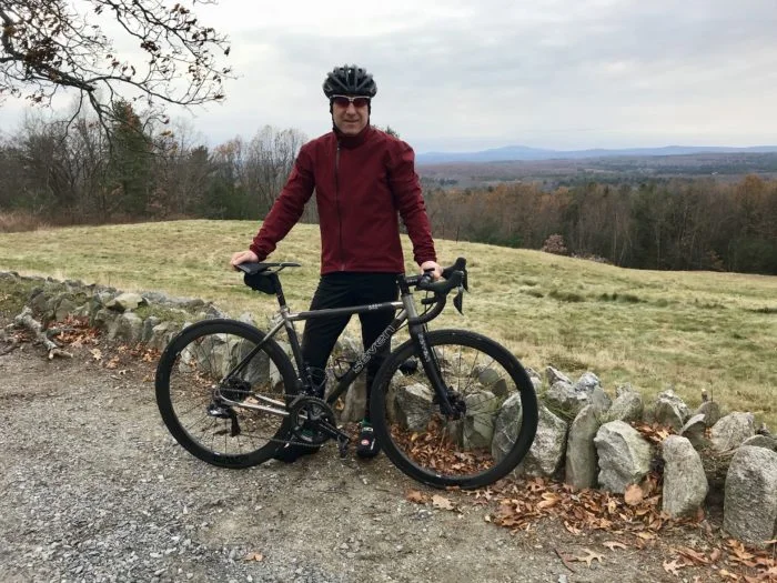 Mark and his 622 SLX regularly ride the hills in and around Harvard. 