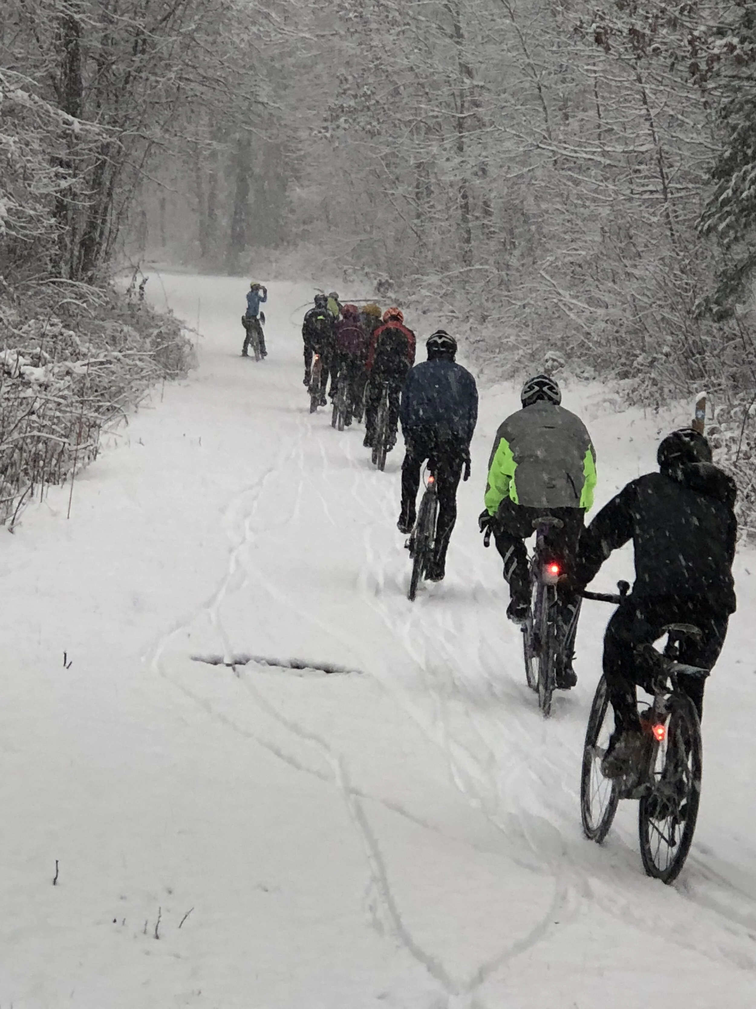 There are a lot of winter riders; you’re in good company with others who recognize the myriad reasons for staying outside all winter.