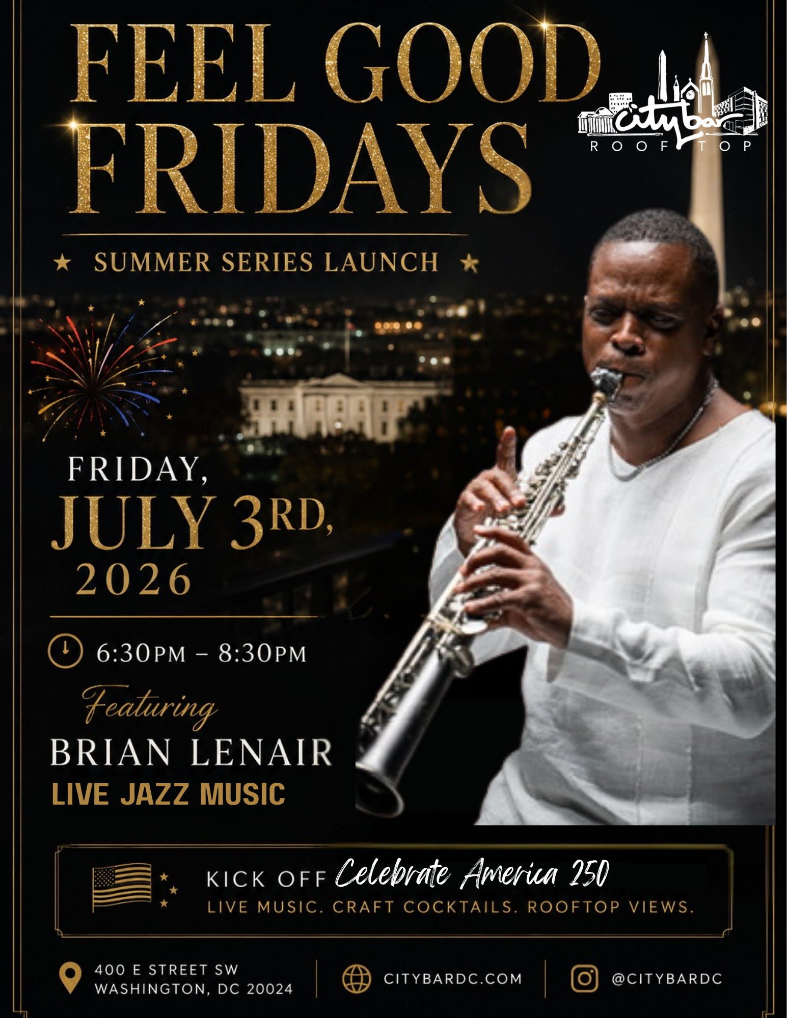 Feel Good Fridays - Live Jazz Music with Brian Lenair