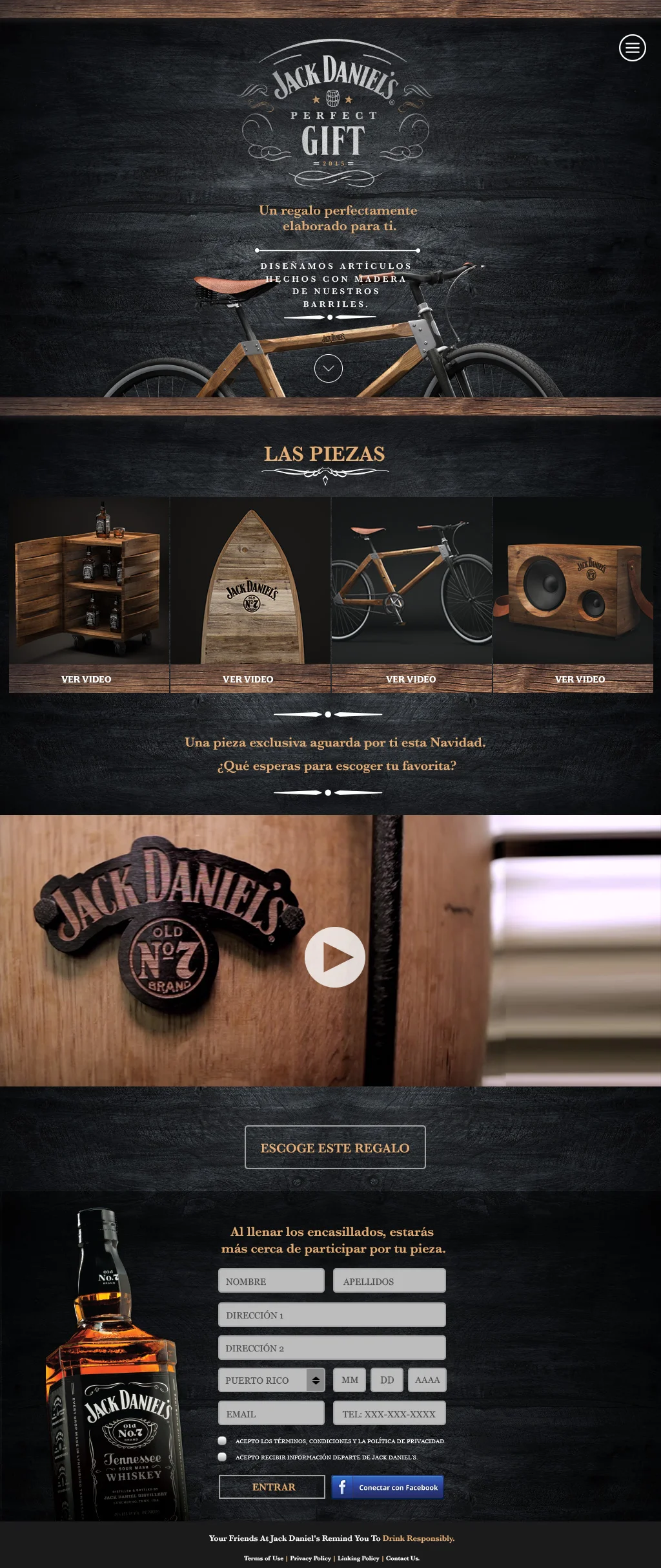 Jack Daniel's Perfect Gift Website