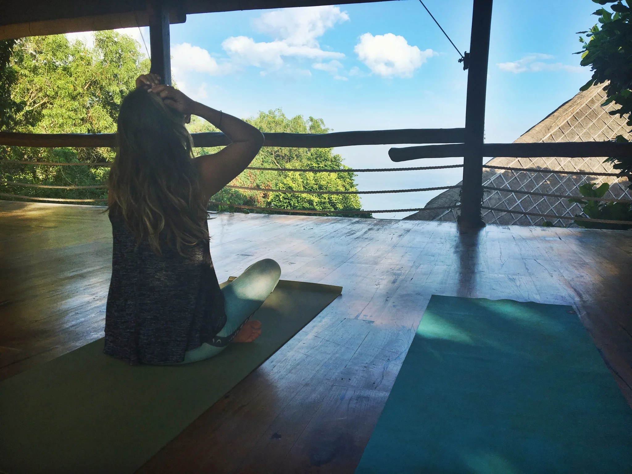 Yoga at Morning Light.