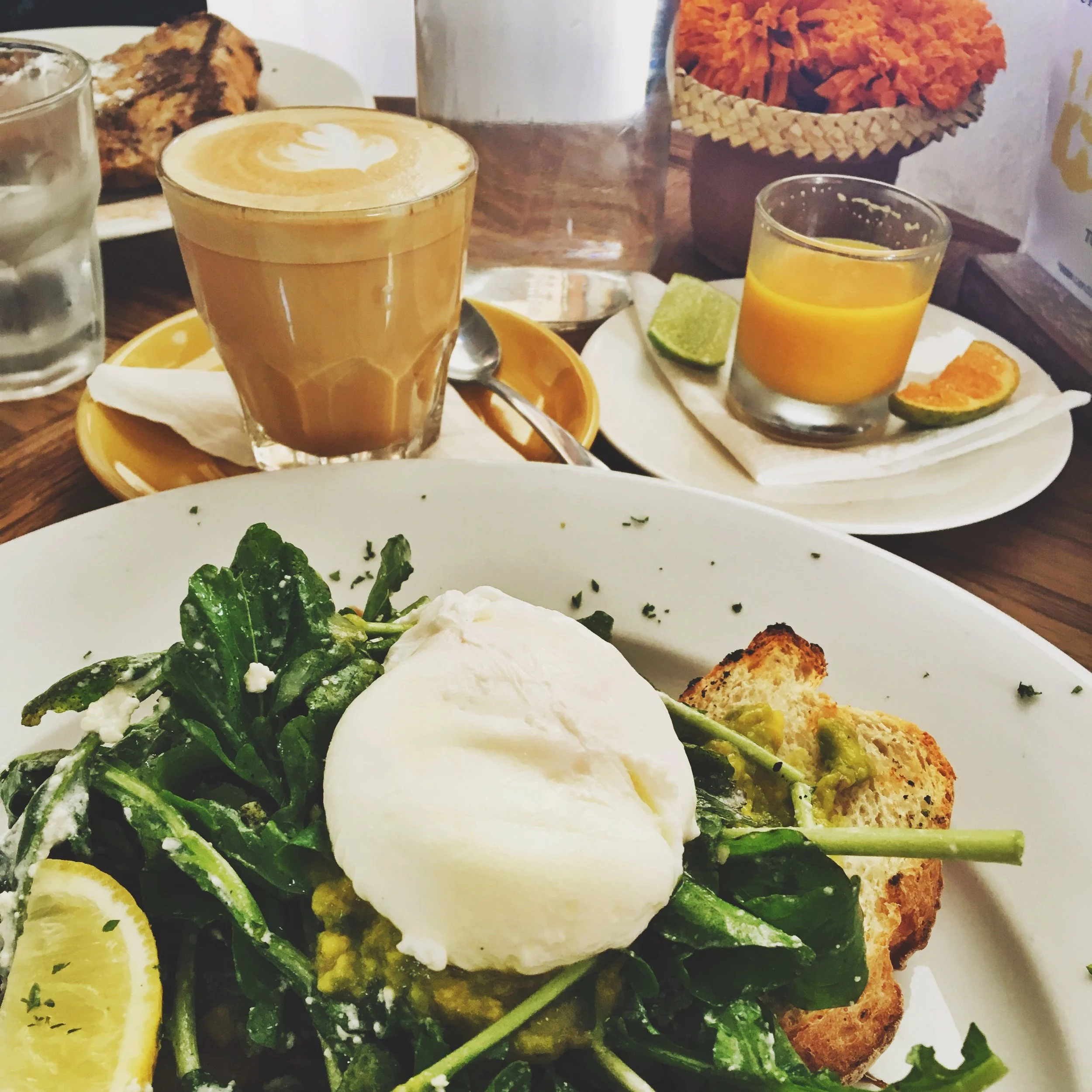 Breakfast at Bukit Cafe.