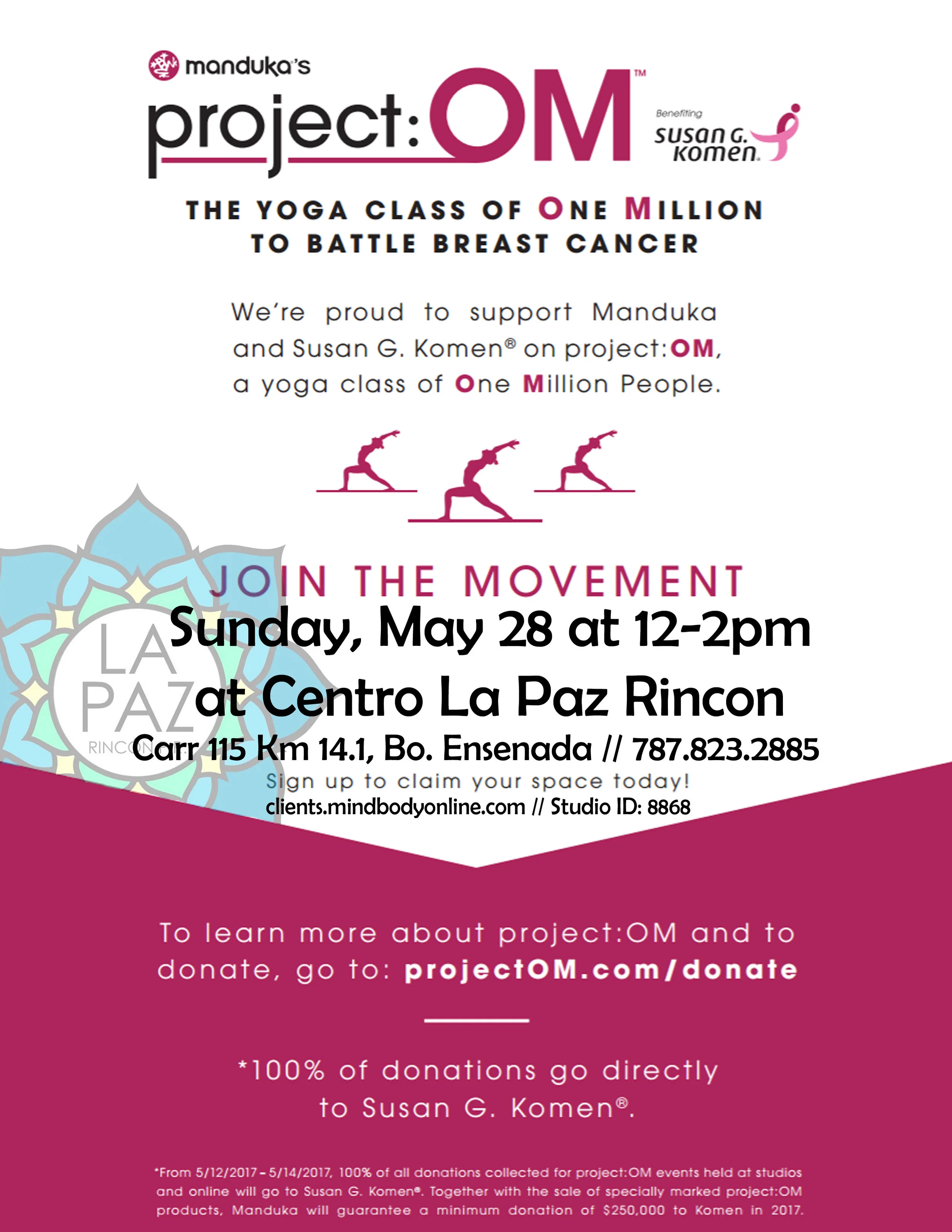 BATTLING BREAST CANCER with project:OM at CENTRO LA PAZ