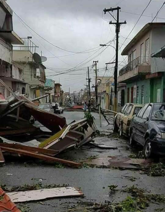 Damage in Anasco, PR. Facebook Image by Jonathan Aponte Torres