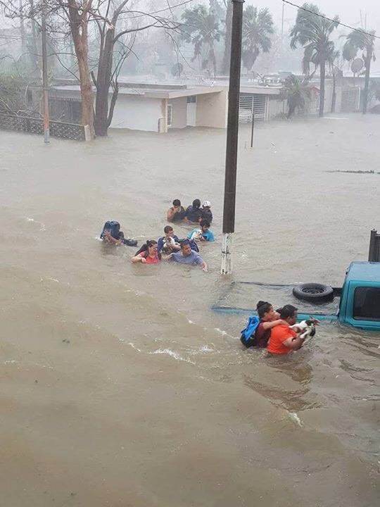 Flash Flooding in Puerto Rico. Source unknown.