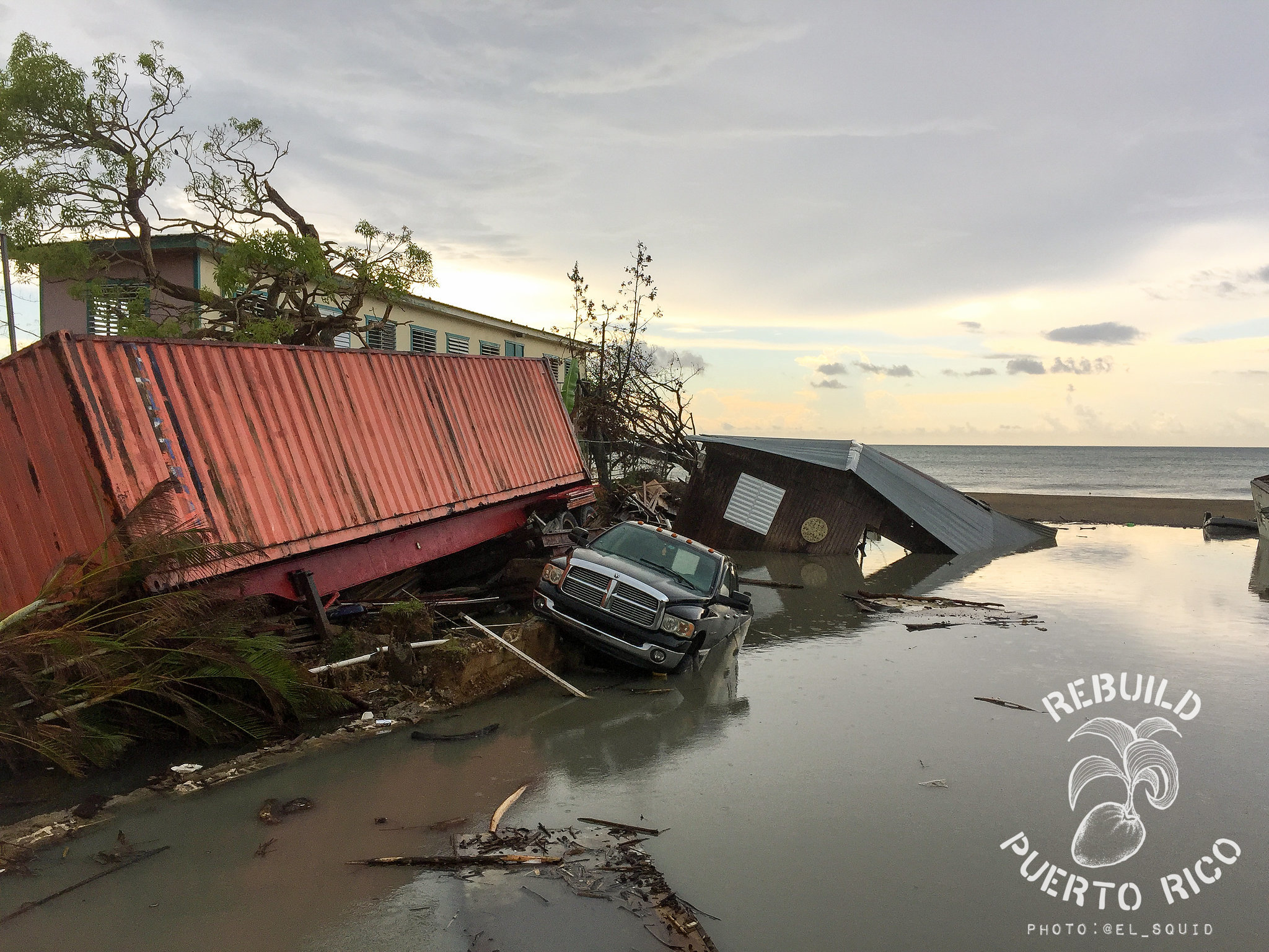 Many people have lost everything. But are grateful to be alive and continue to fight for their lives. // Photo by Anthony Dooley