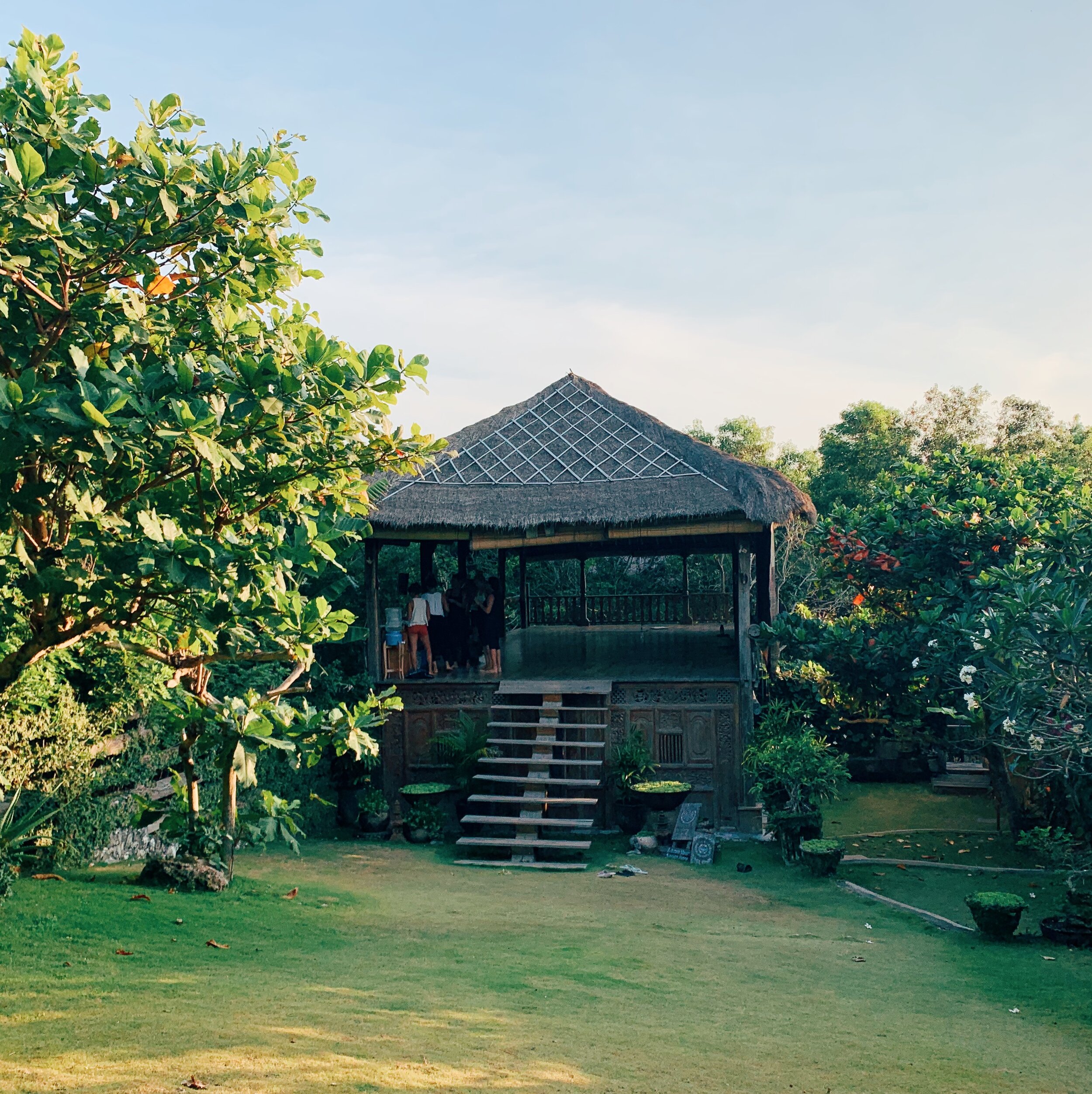  One of my favorite yoga shalas in the Bukit, Morning Light Yoga at Uluwatu Surf Villas. 