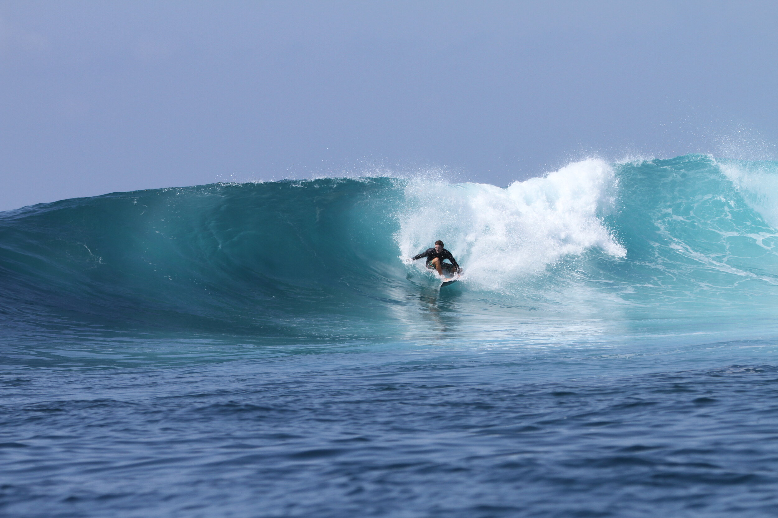  Brian setting up for a backhand drainer.  