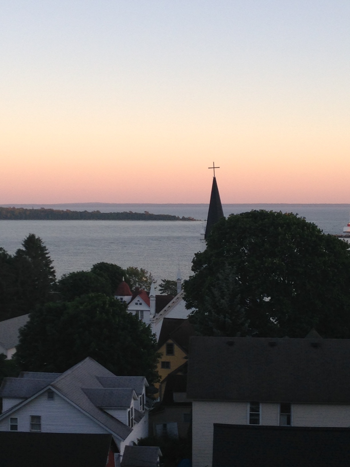 Sunset on Mackinac Island