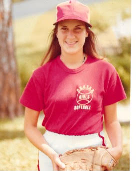 I made peace with the fact that I was better on the softball field.