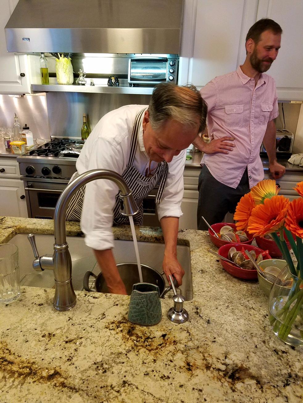 The chef at work