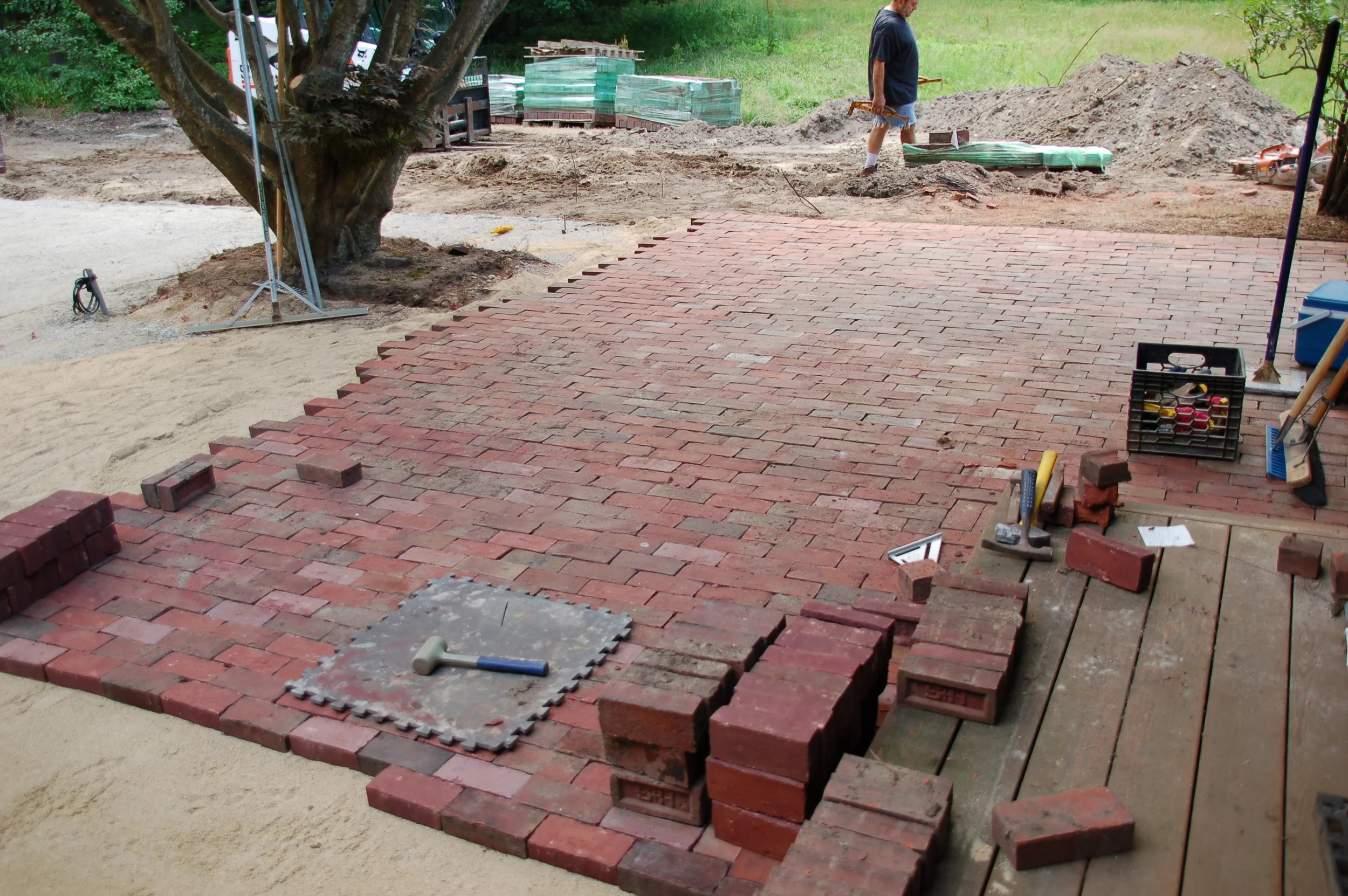 Brick work in progress in Carlisle