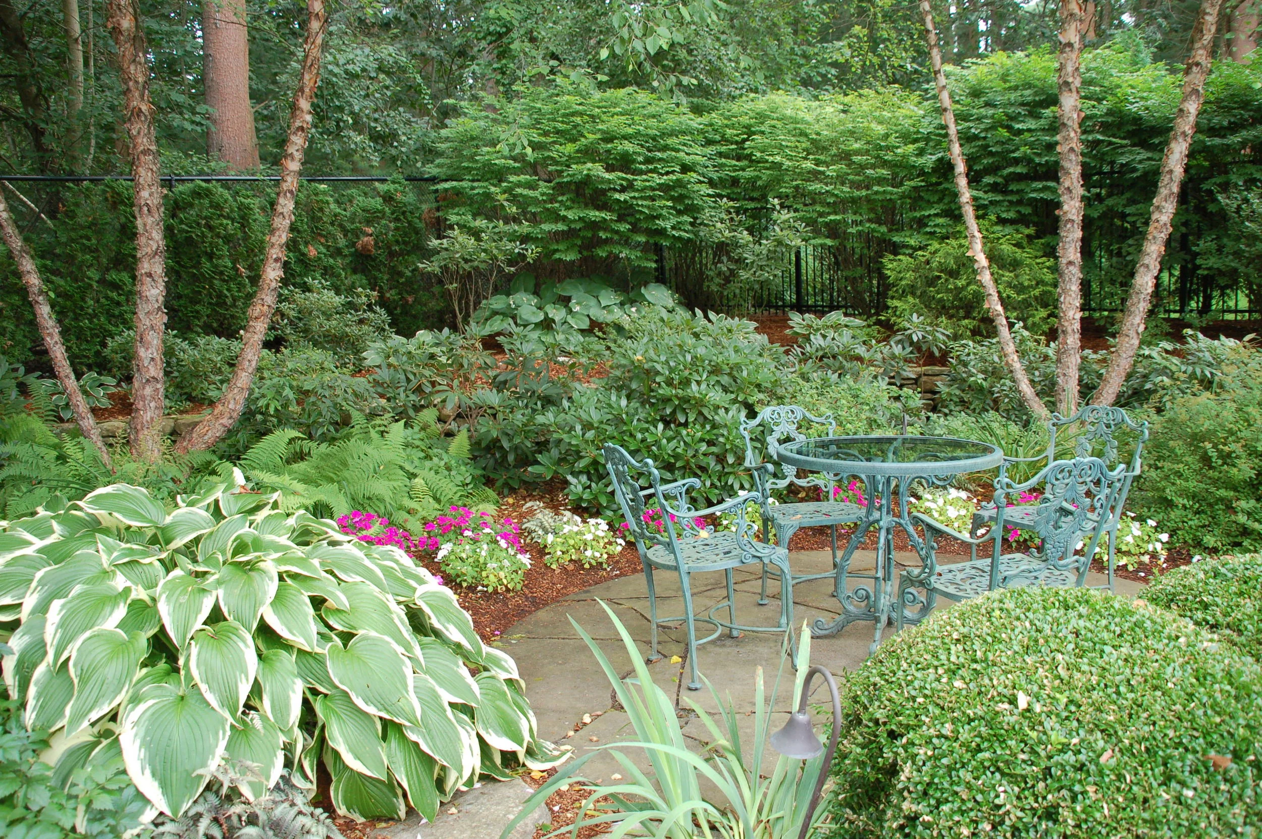 Rustic Patio and Garden, Andover