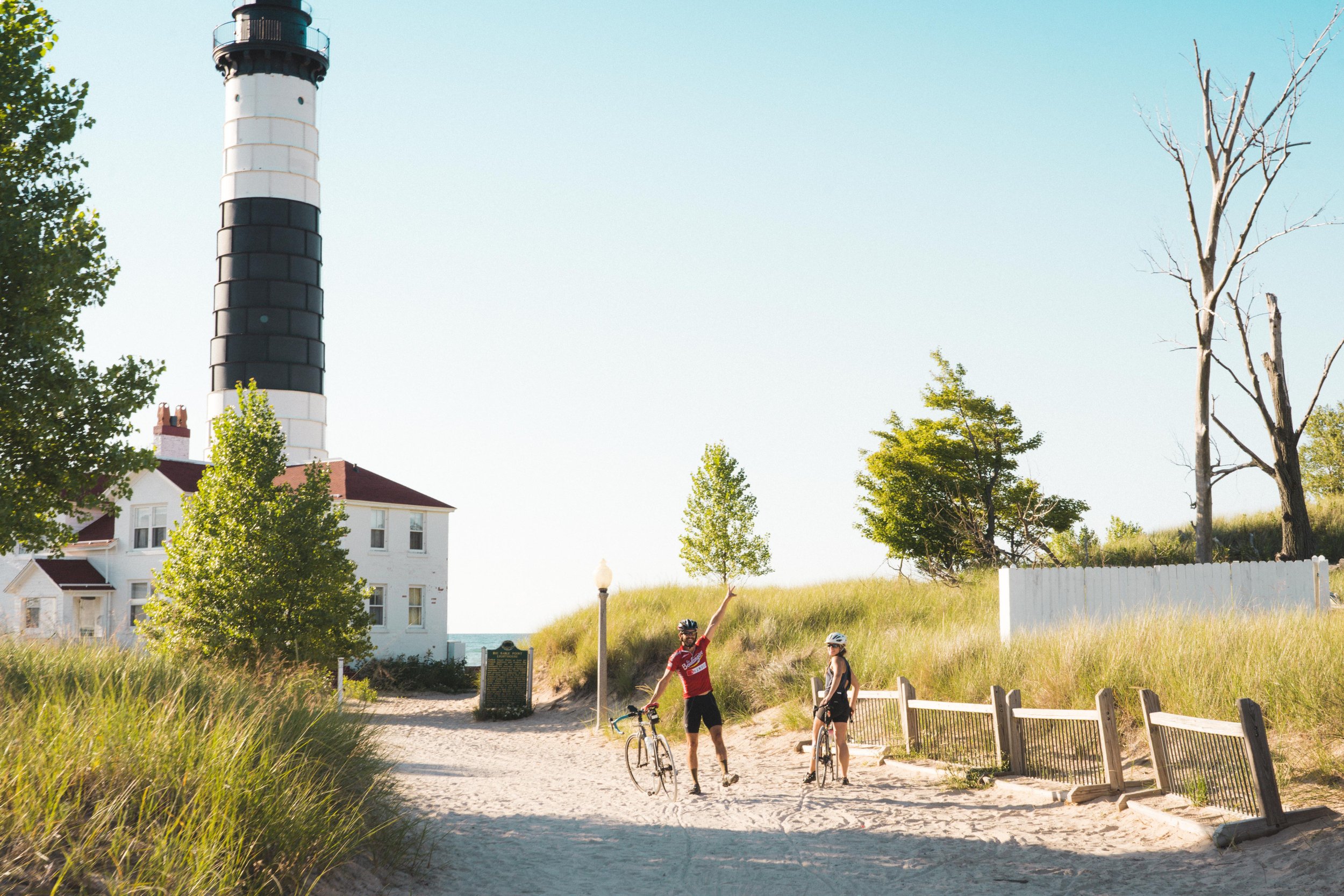 Summer Cycling Through Ludington