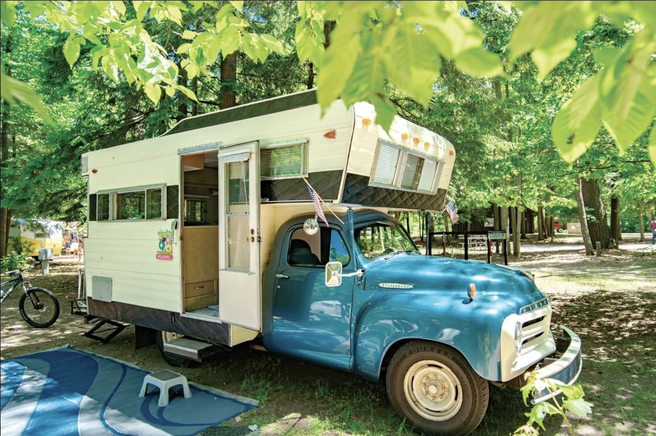 Vintage metal campers of the Tin Can Tourists