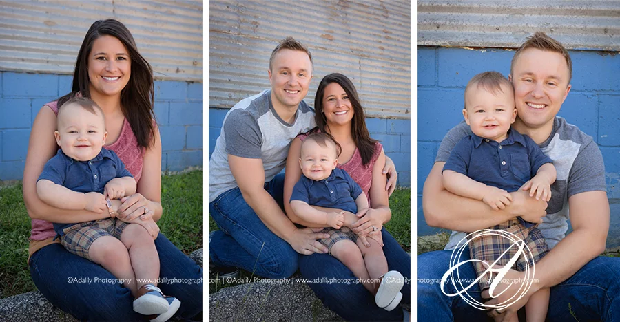 This little man is loving his Mommy and Daddy!