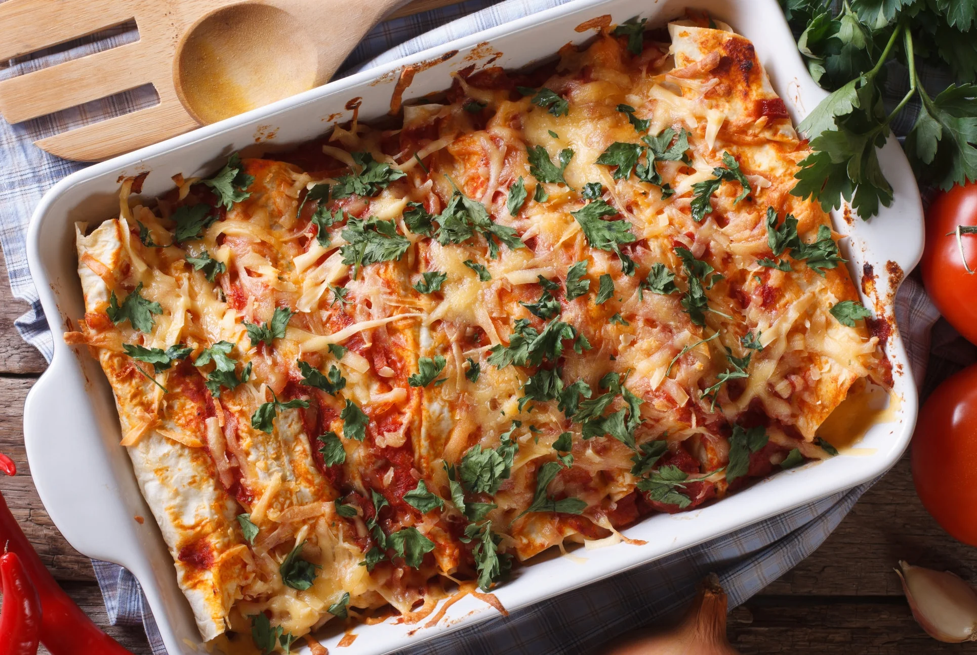 Easy Oven Baked Chicken Tacos