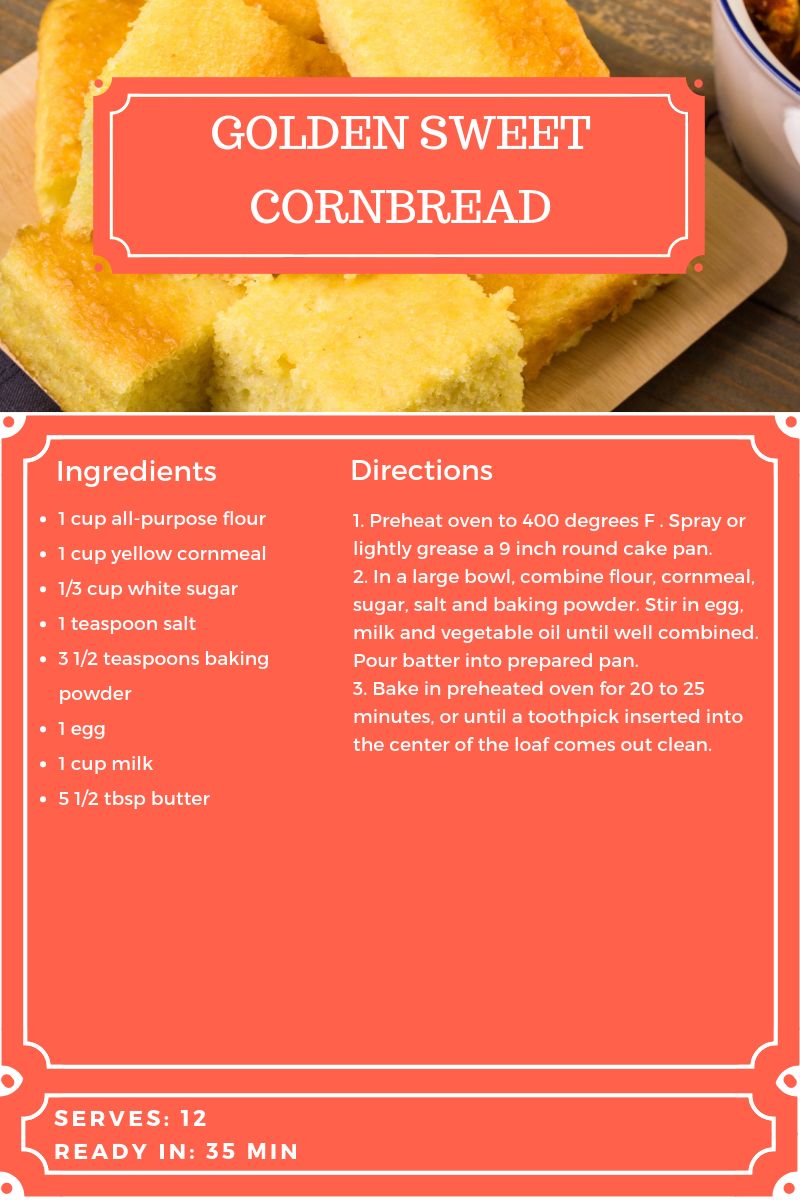 Golden Sweet Cornbread — Uncle Dean's Natural Market