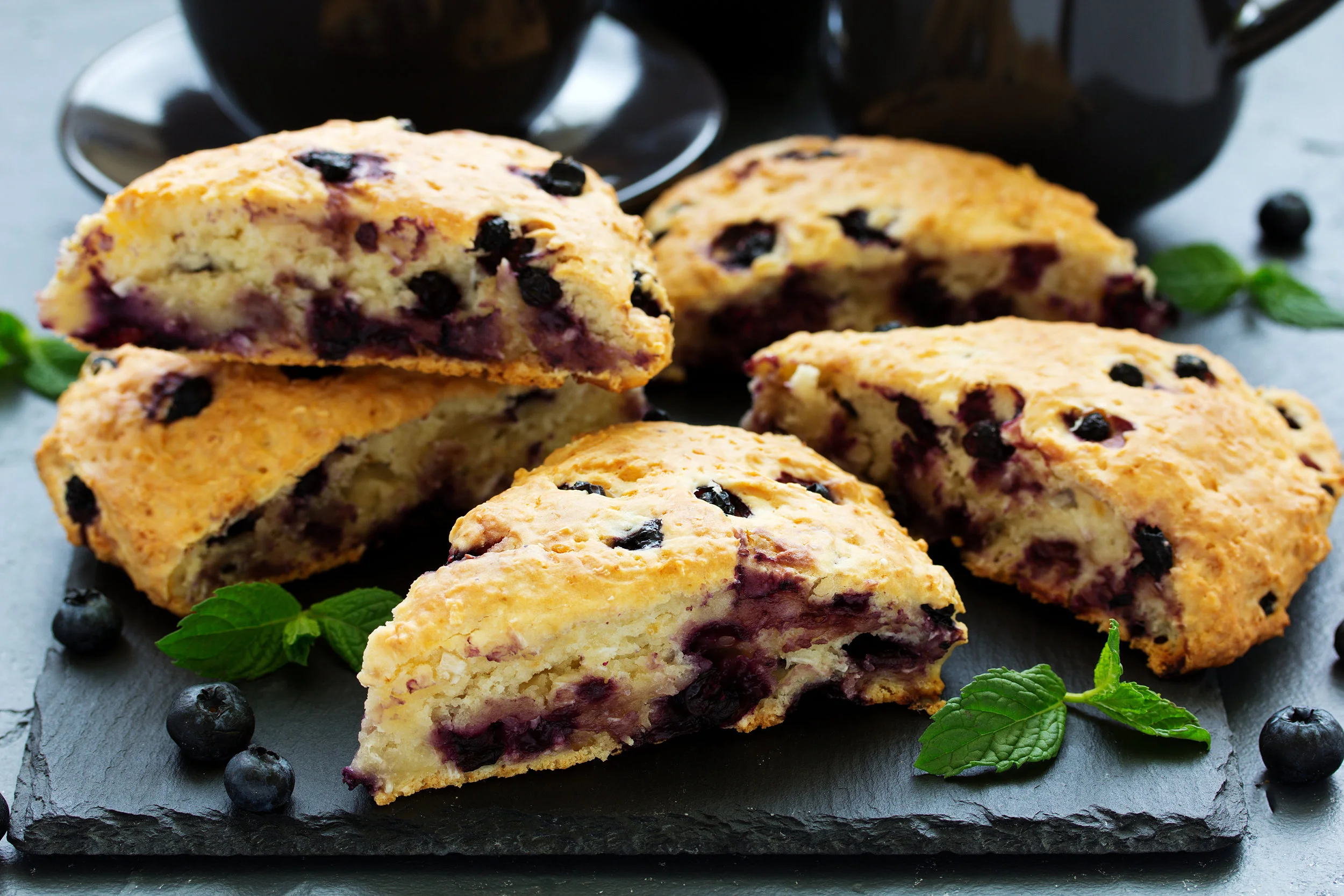 Blueberry Cream Scones