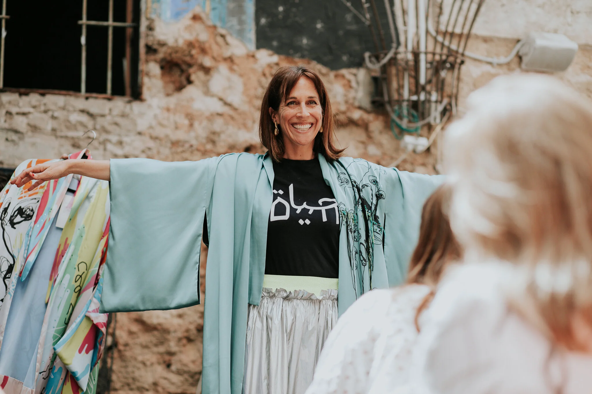 MODELING SHAHAR AVENT KIMONO