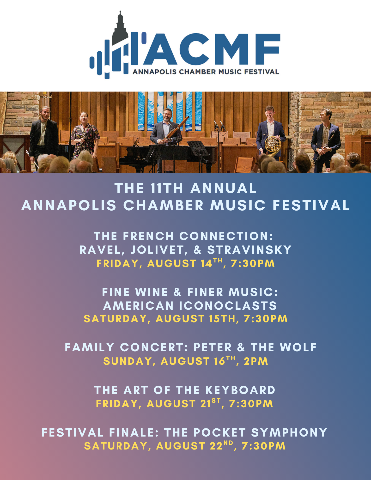 ACMF 2026 Season Tickets