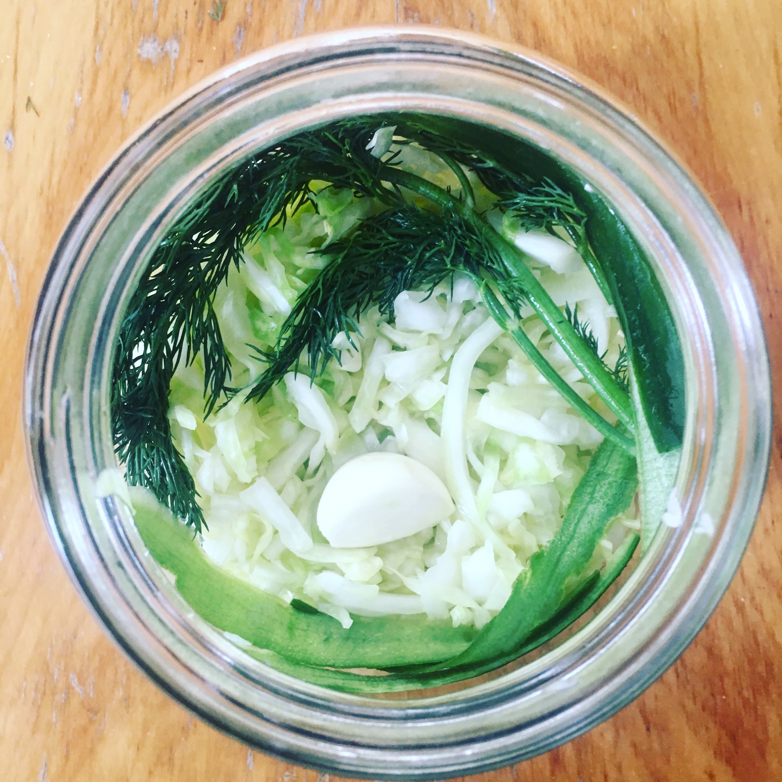 Recipe Dill Pickle Kraut — FarmSteady