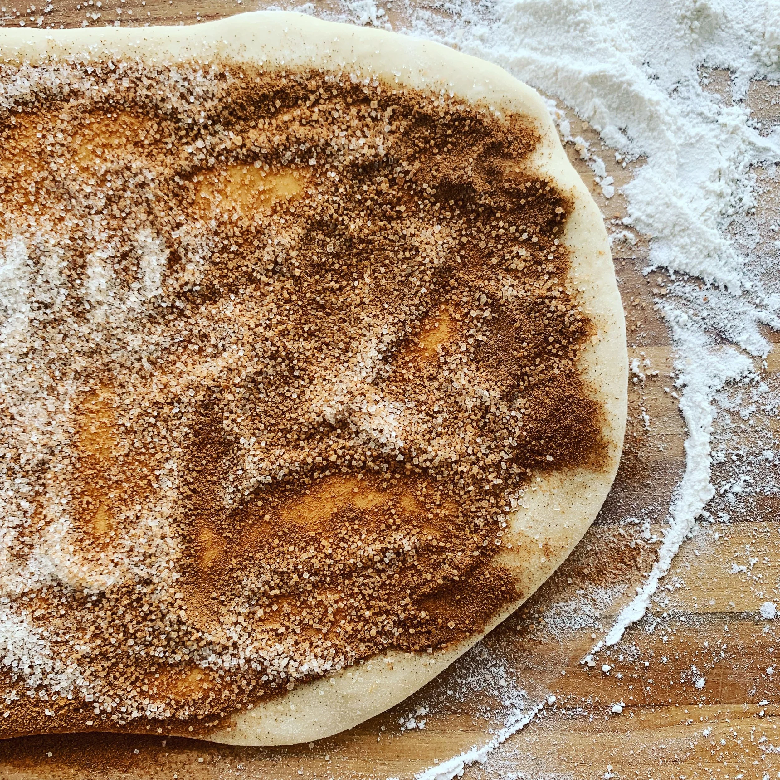 Baking CinnamonSwirl Flower Pot Bread — FarmSteady