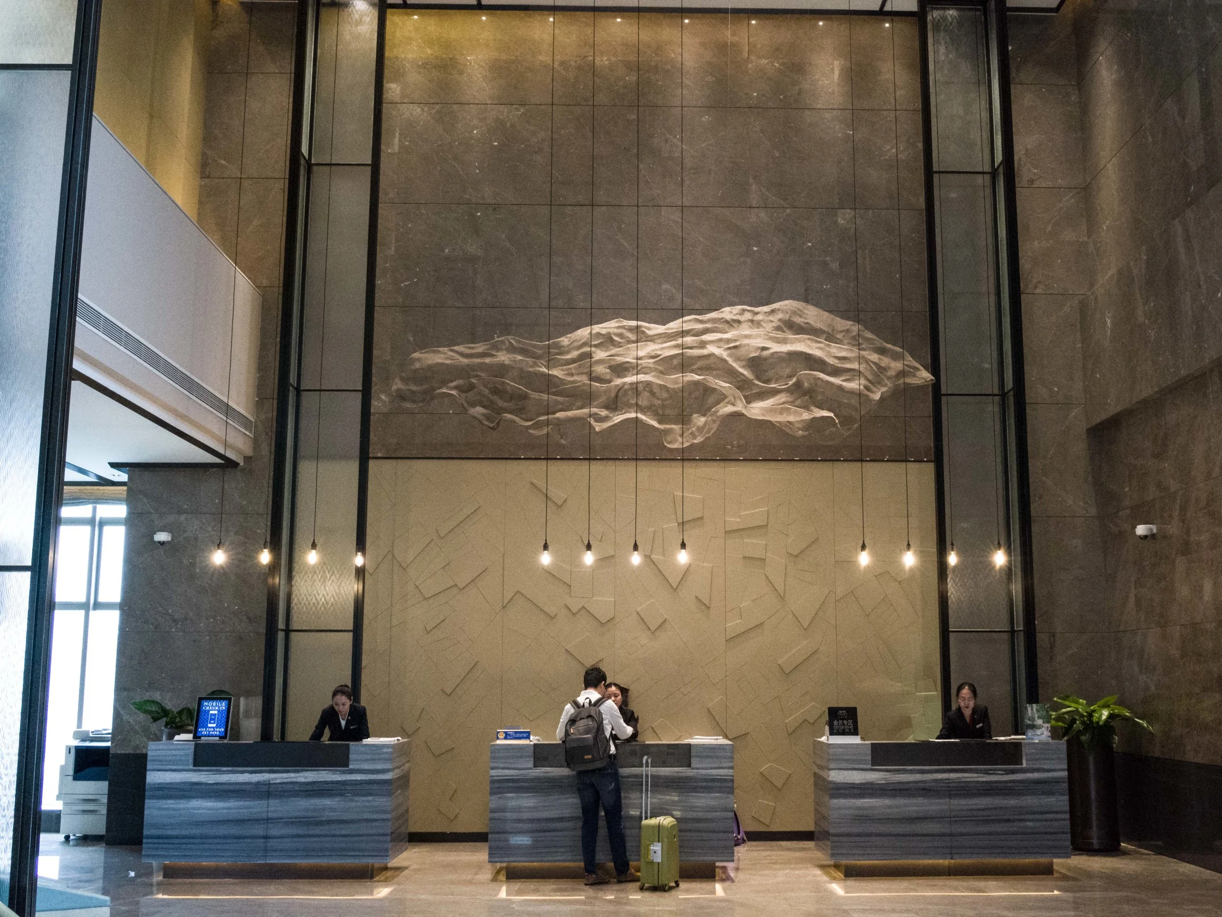 hotel lobby