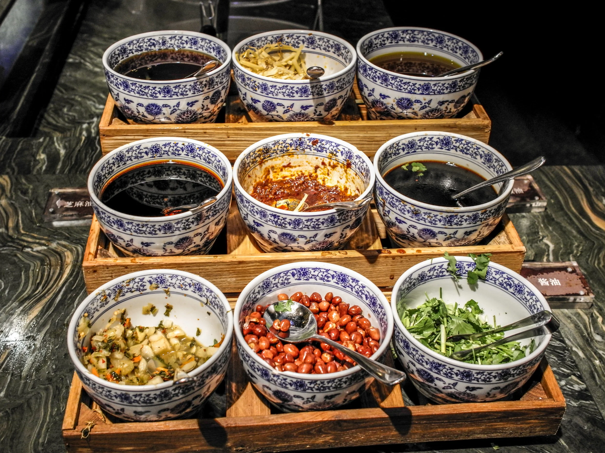 Ani's Kitchen - noodle soup condiments
