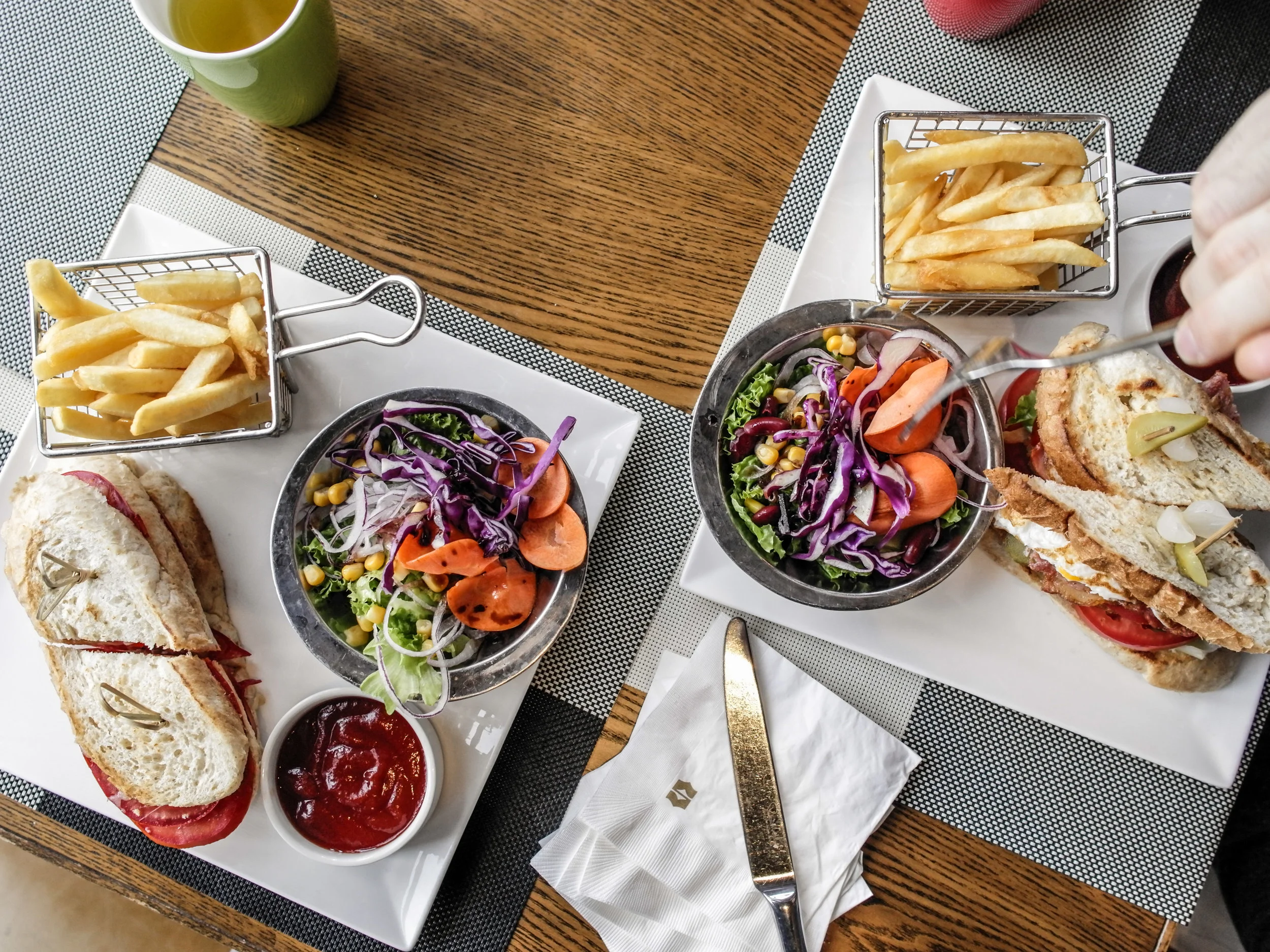 Ani's Kitchen - cheese tomato sandwich & local characteristics sandwich
