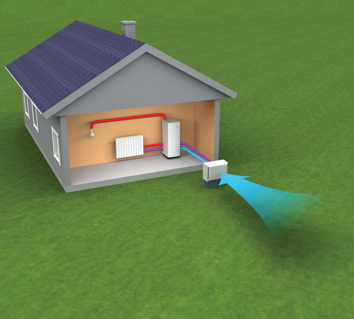 Air source heat pump