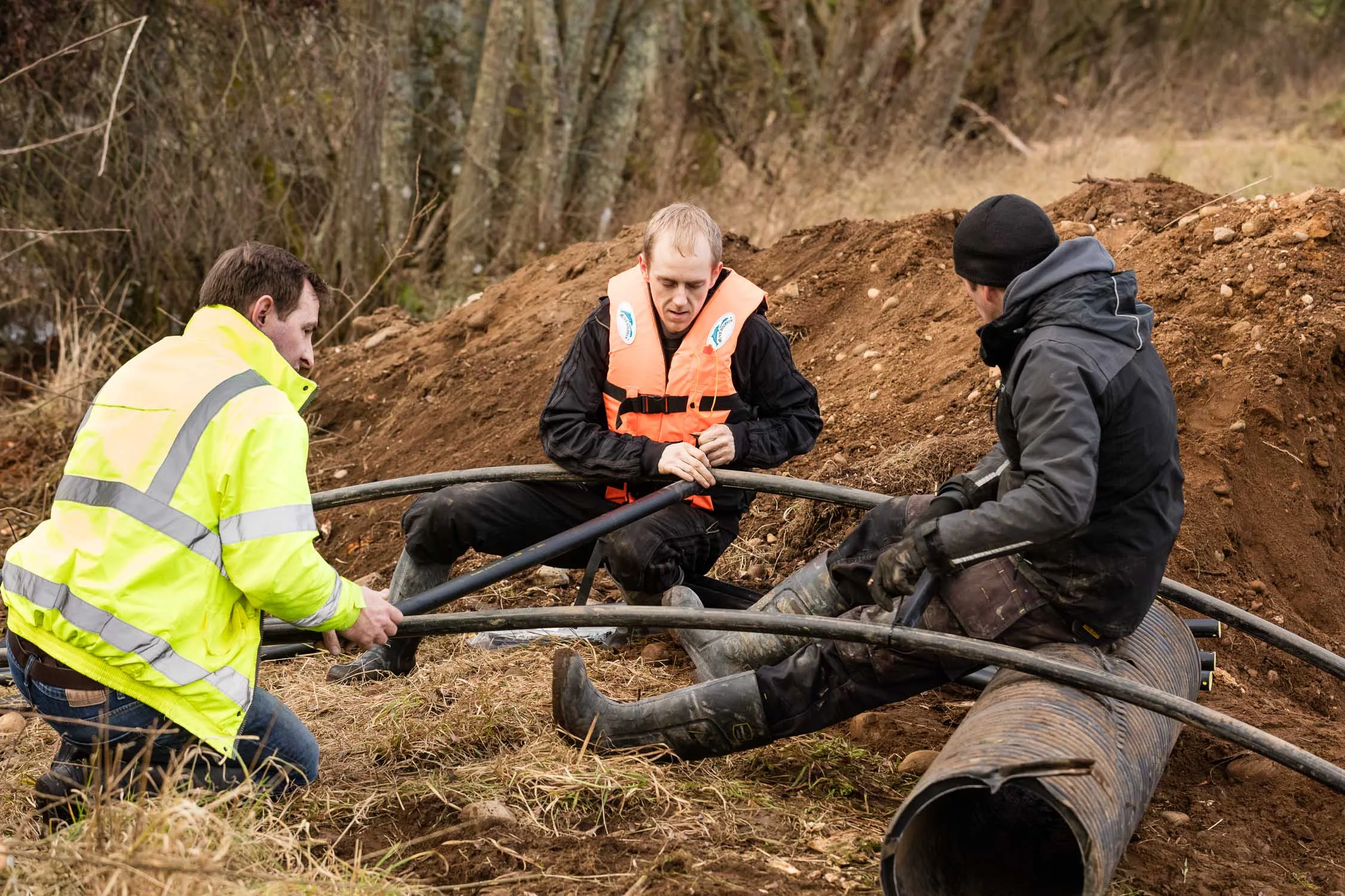 preparing the water source heatpump loop.jpg