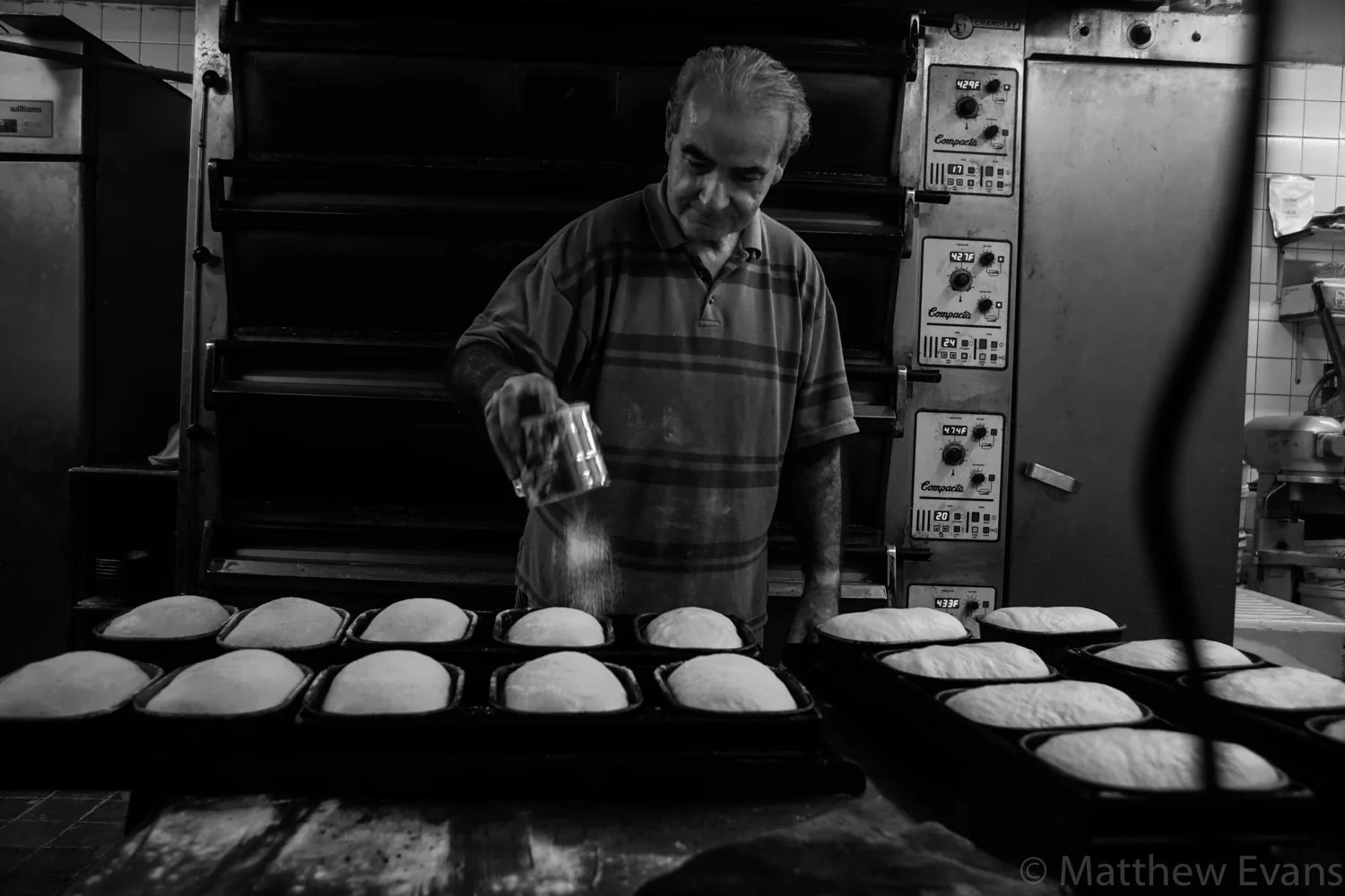 night shift, Price's Bakery, Ludlow