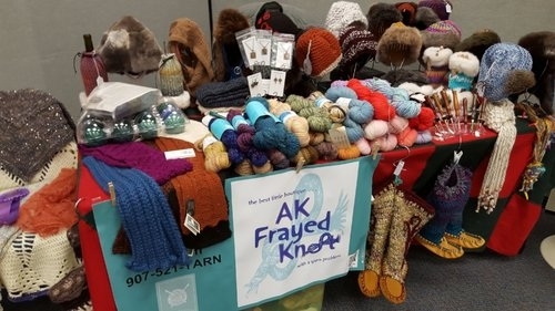  Vendor space - look for AK Frayed Knot at local markets!&nbsp; 