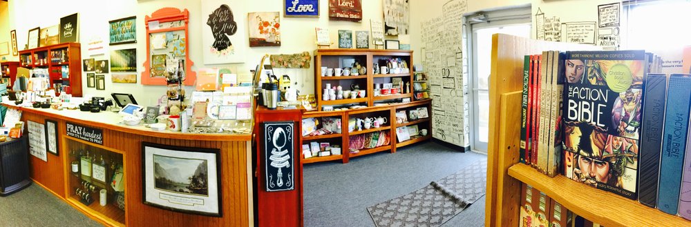 Formerly Beauty for Ashes, and Shalom Book Store before that, A Black Sheep Shop still has same phone number - 907-376-8198