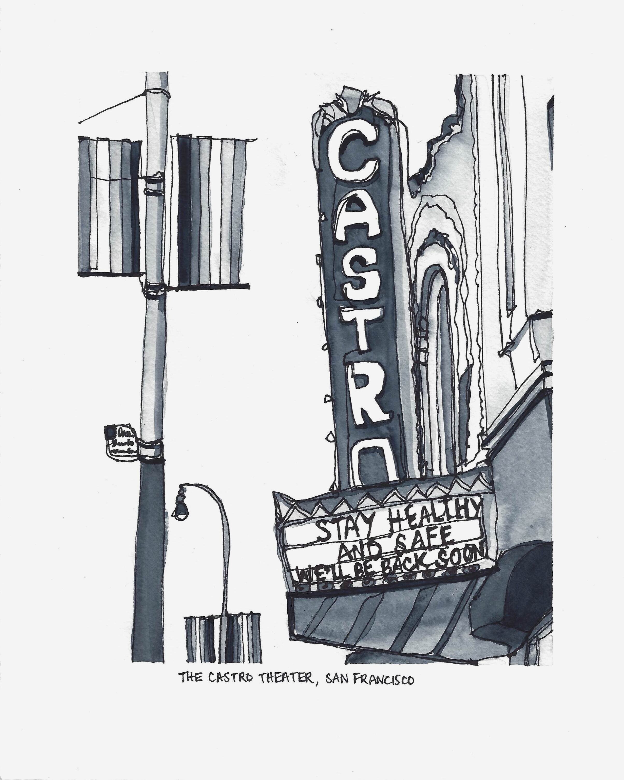 COVID-Closure Series; The Castro Theater, San Francisco
