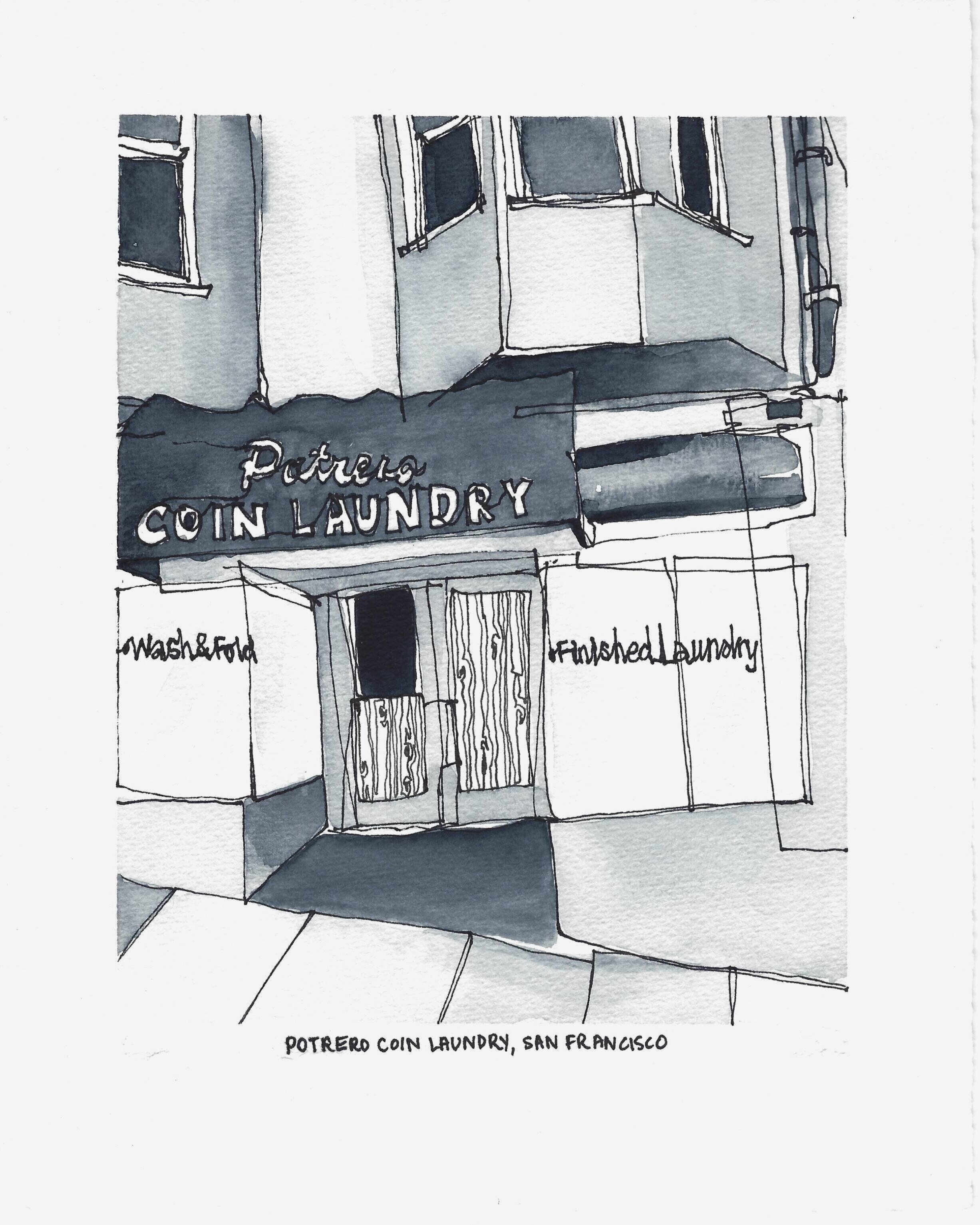 COVID-Closure Series; Potrero Coin Laundry, San Francisco 