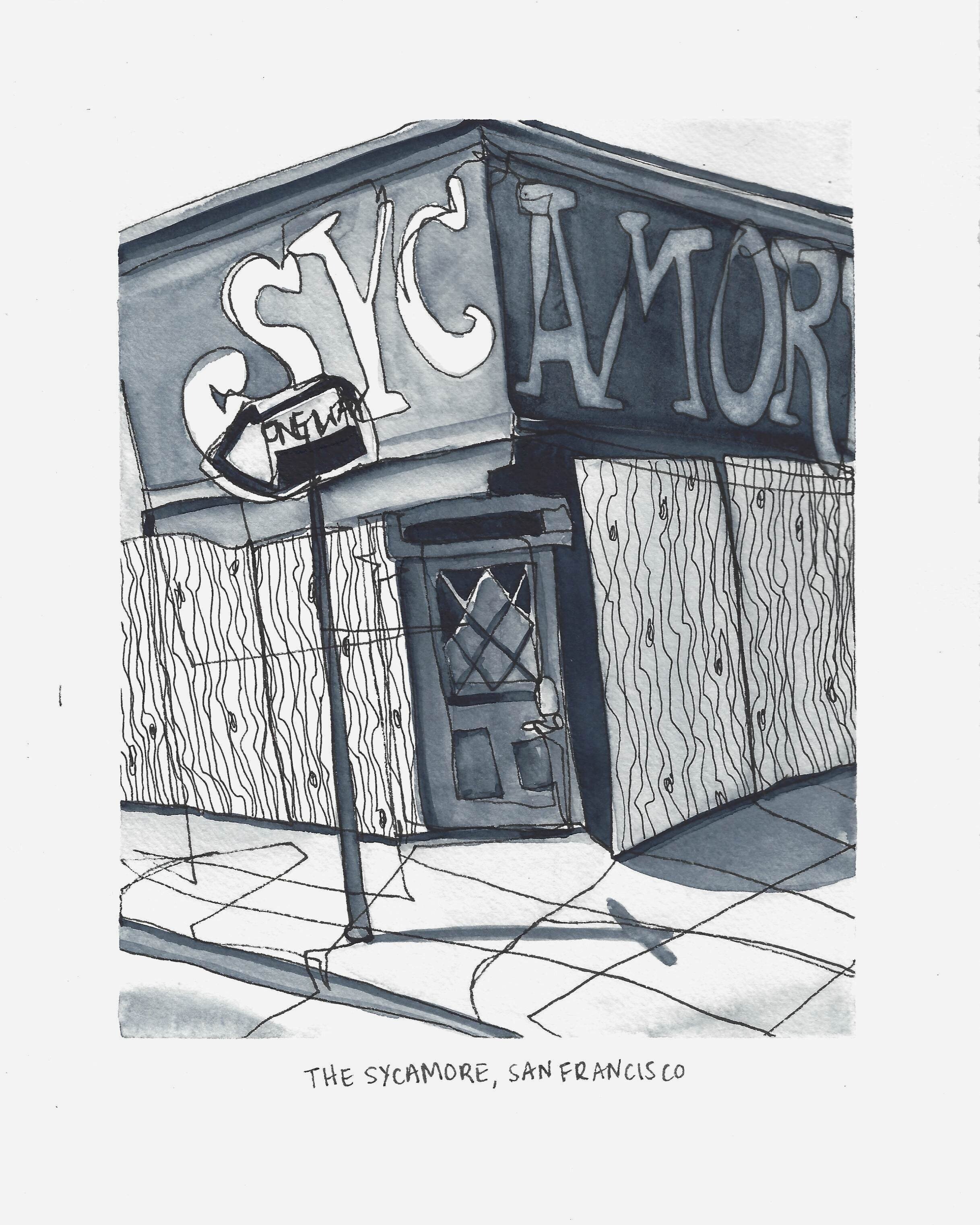 COVID-Closure Series; The Sycamore, San Francisco